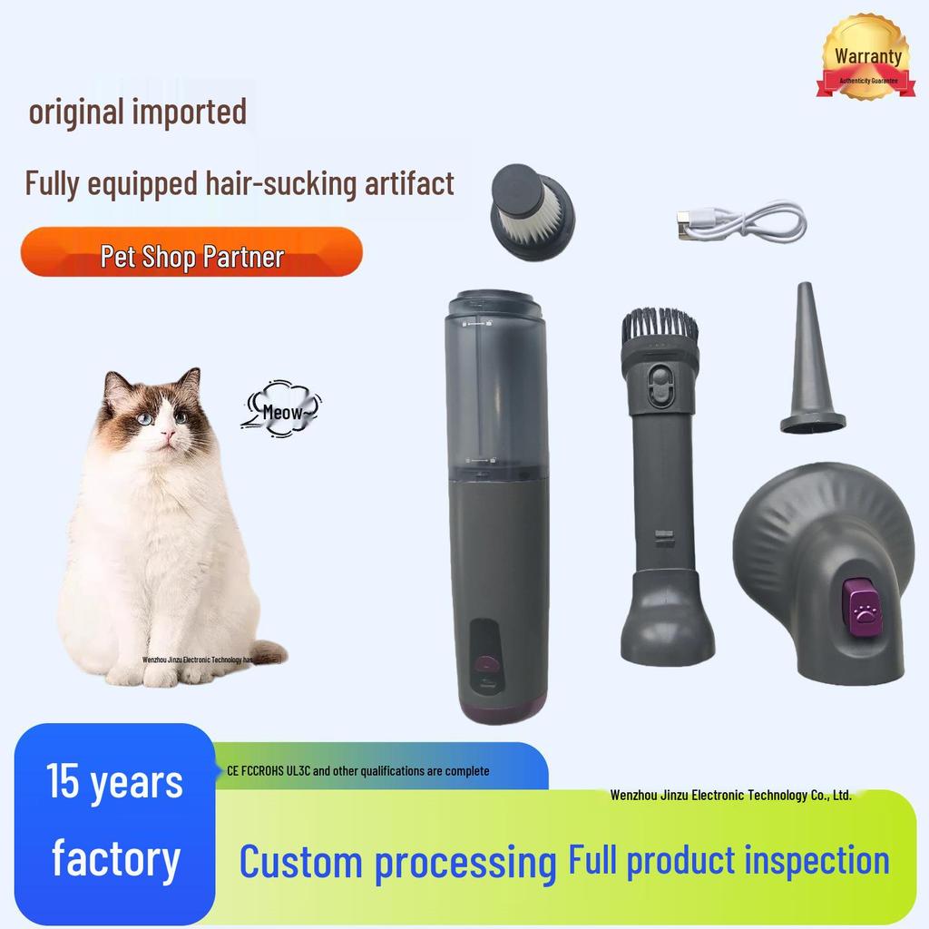 Cordless Handheld Vacuum Cleaner with Large Suction Power, Powerful Mite Removal, and Indoor Wet Mop for Small Pets