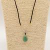 Cord Necklace Gemstone Pendant – Jade Turtle