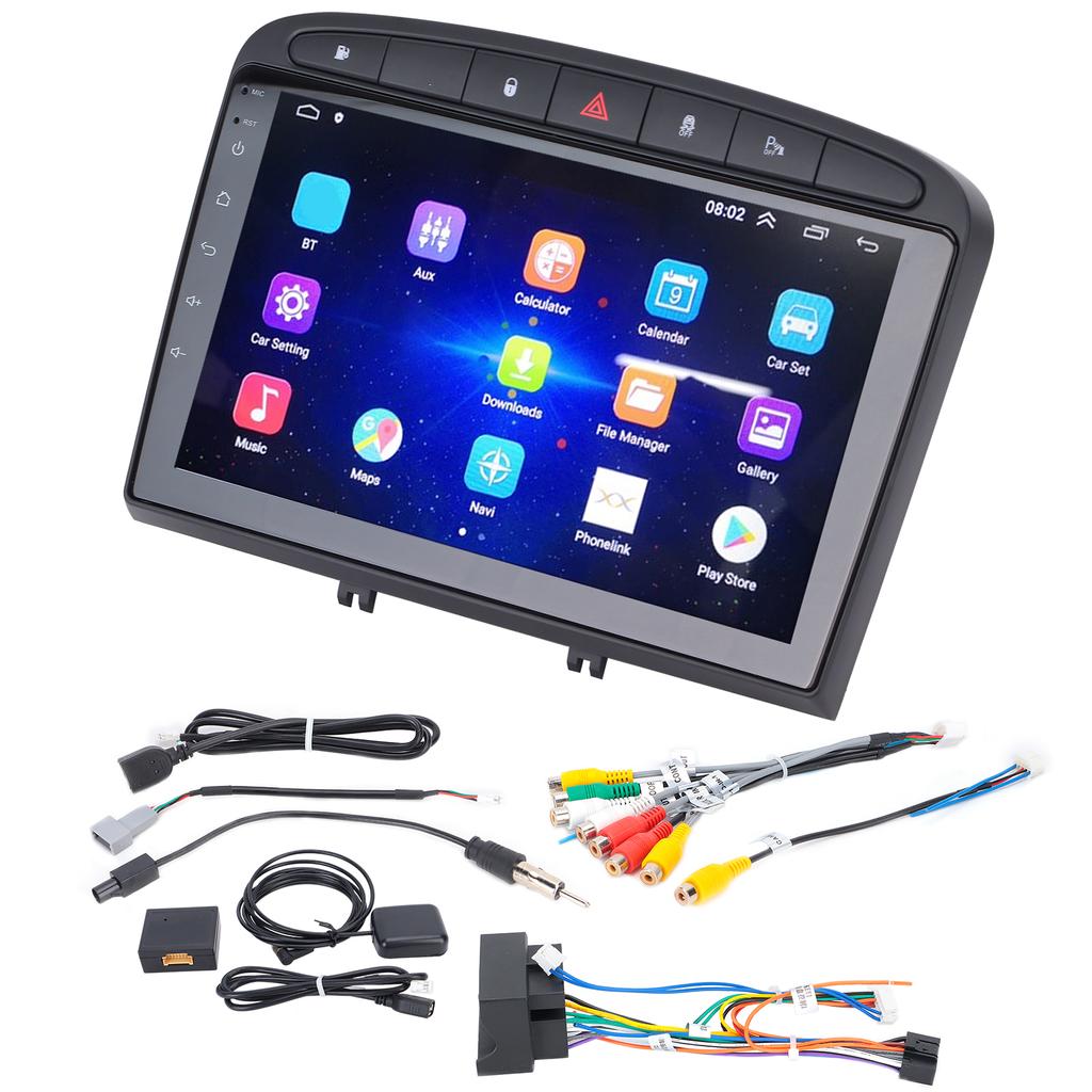 9 Zoll Auto Navigator Touchscreen Multimedia Wiedergabe für Android10.0 Bluetooth Ersatz für Peugeot 408 308 308SW