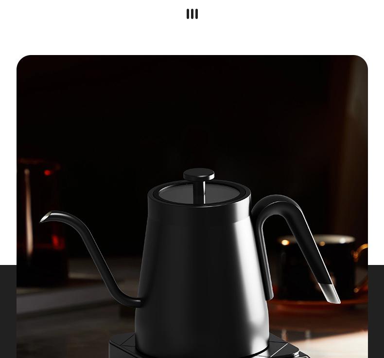 Smart Gooseneck Electric Pour-over Coffee Kettle with Temperature Control