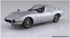 Aoshima Bunka Kyozai Měřítko Série The Snap Kit Toyota 2000GT Thunder Silver Metallic Plastiková stavebnice 05C 1/32 Předbarvená