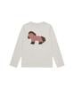 TANSANMAGNESIUM Pony Applique Long Sleeve (Oatmeal)