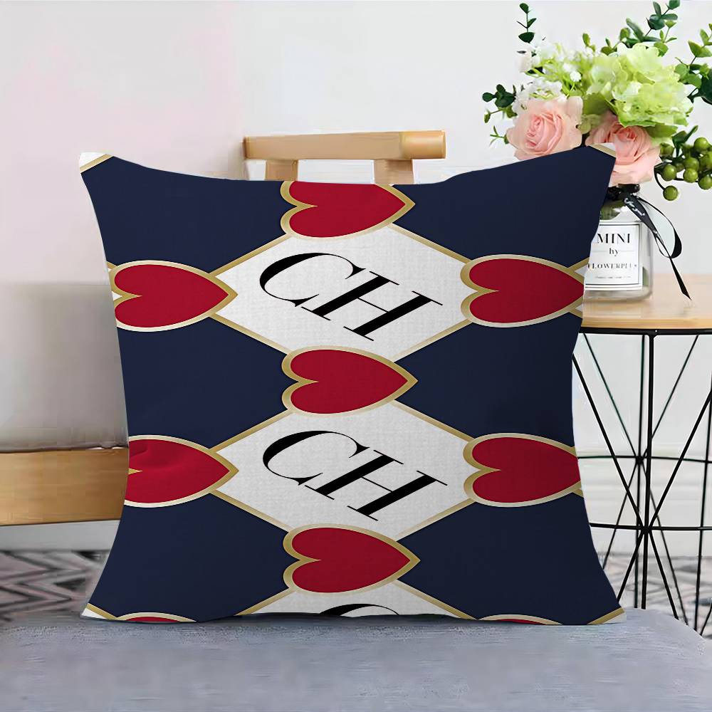 C-CarolinaS Fashion H-HerreraS Pillow Gift Home Office Decoration Pillow Bedroom Sofa Car Cushion CoverPillow Case