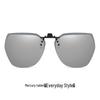 Rimless Polarized Clip-on Prescription Sunglasses: Fashionable Outdoor & Night Vision