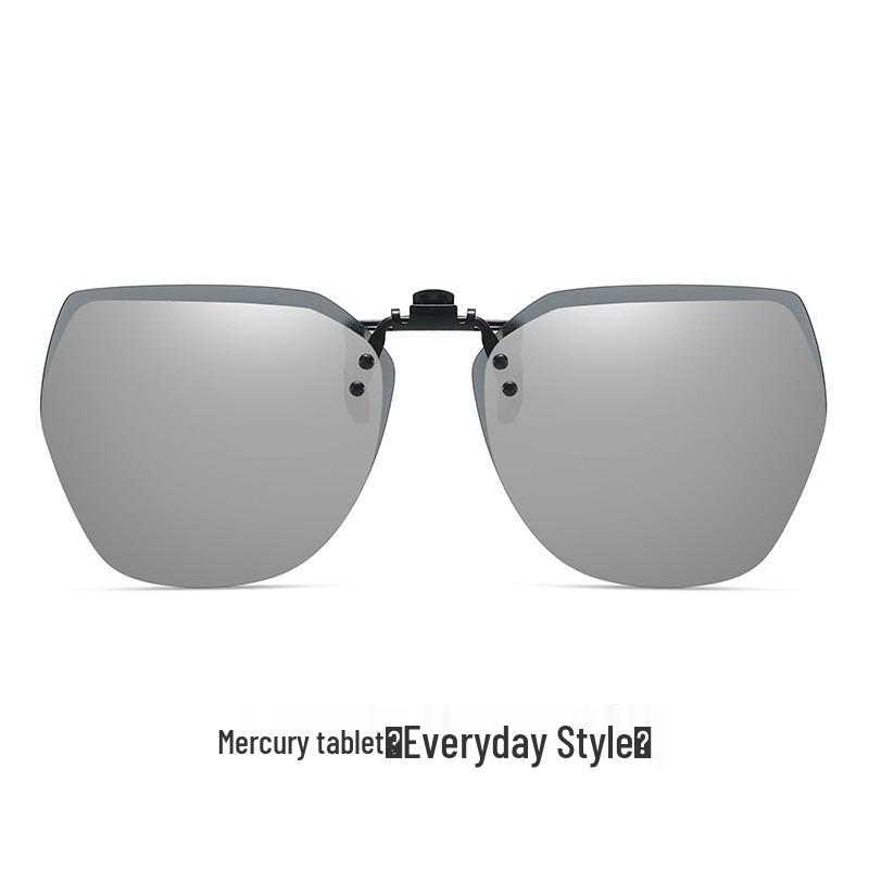 Rimless Polarized Clip-on Prescription Sunglasses: Fashionable Outdoor & Night Vision
