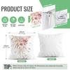Farmhouse Pumpkin Flower Pillowcase Printed Polyester 45x45cm Throw Pillowcover Decorative Sofa Cushion Pillowslip Home Decor