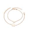 SUMENG New Fashion Simple Female Personality Hollow Lotus Bracelets Christmas Bangle Gift for Women Jewelry Accessories Gifts