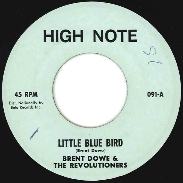 

7-дюймовая пластинка BRENT DOWE THE REVOLUTIONERS Little Blue Bird 091 High Note US Reggae Ska Dub Б/у