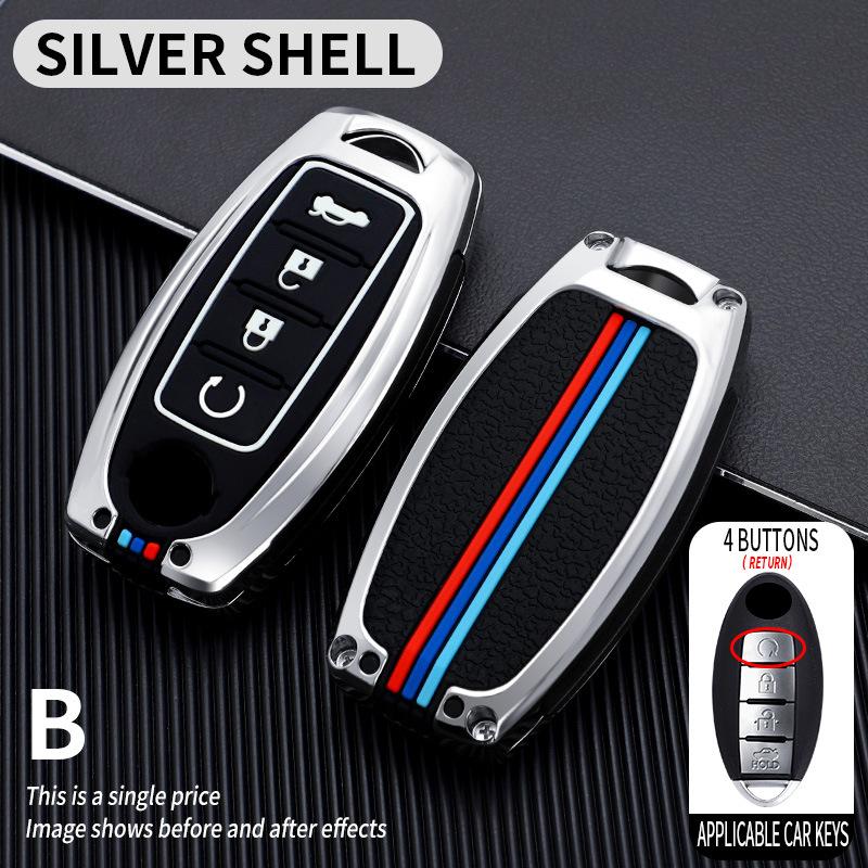 Applicable To The 14th Generation Xuanyi Key Set 2023 Teana Qashqai Qijun Jinke Tuda Car Case Buckle