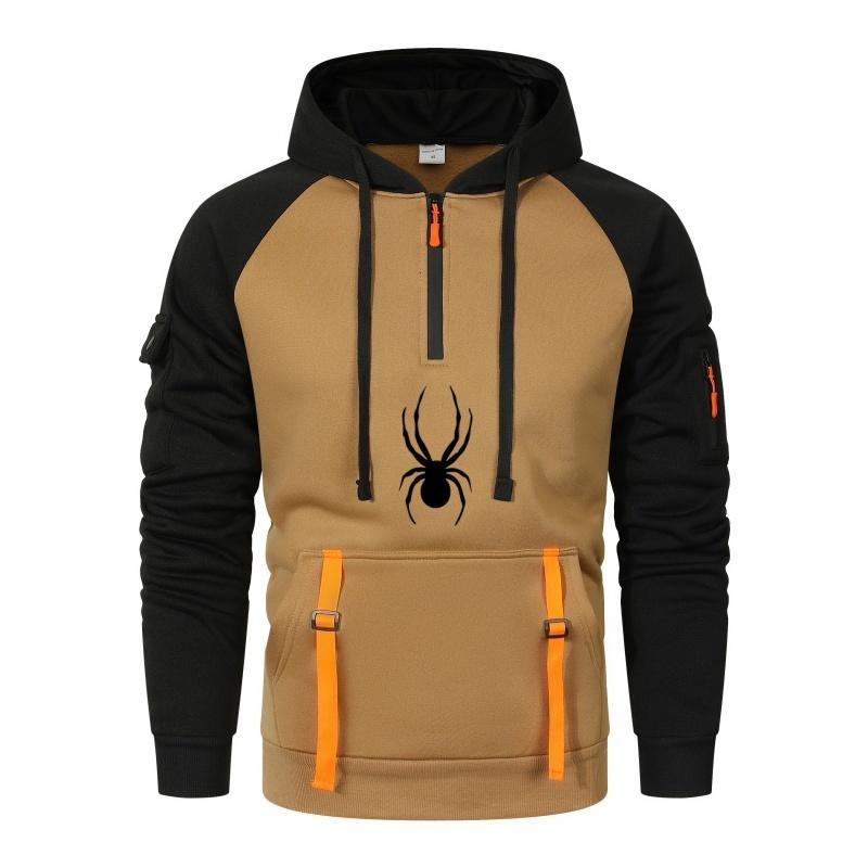 The 2025 new men's fitness hoodie long-sleeved hoodie and sportswear zipper hoodie are casual and comfortable