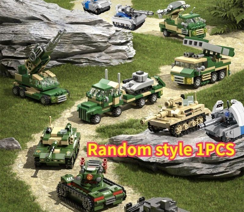 Nieuw Sciencefiction Tank Miniatuur Bouwsteen Assemblagemodel Militaire Serie Educatief Speelgoed voor Kinderen Cadeau voor Jongens