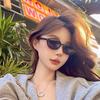 Retro Small Oval Sunglasses Women Men Rivets Shades Fashion Eyewear Luxury Sun Glasses UV400 Female Glasses