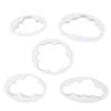 5Pcs Cloud Shape Plunger Cutter Fondant Mold Sugarcraf-t Cake Decorating Tools
