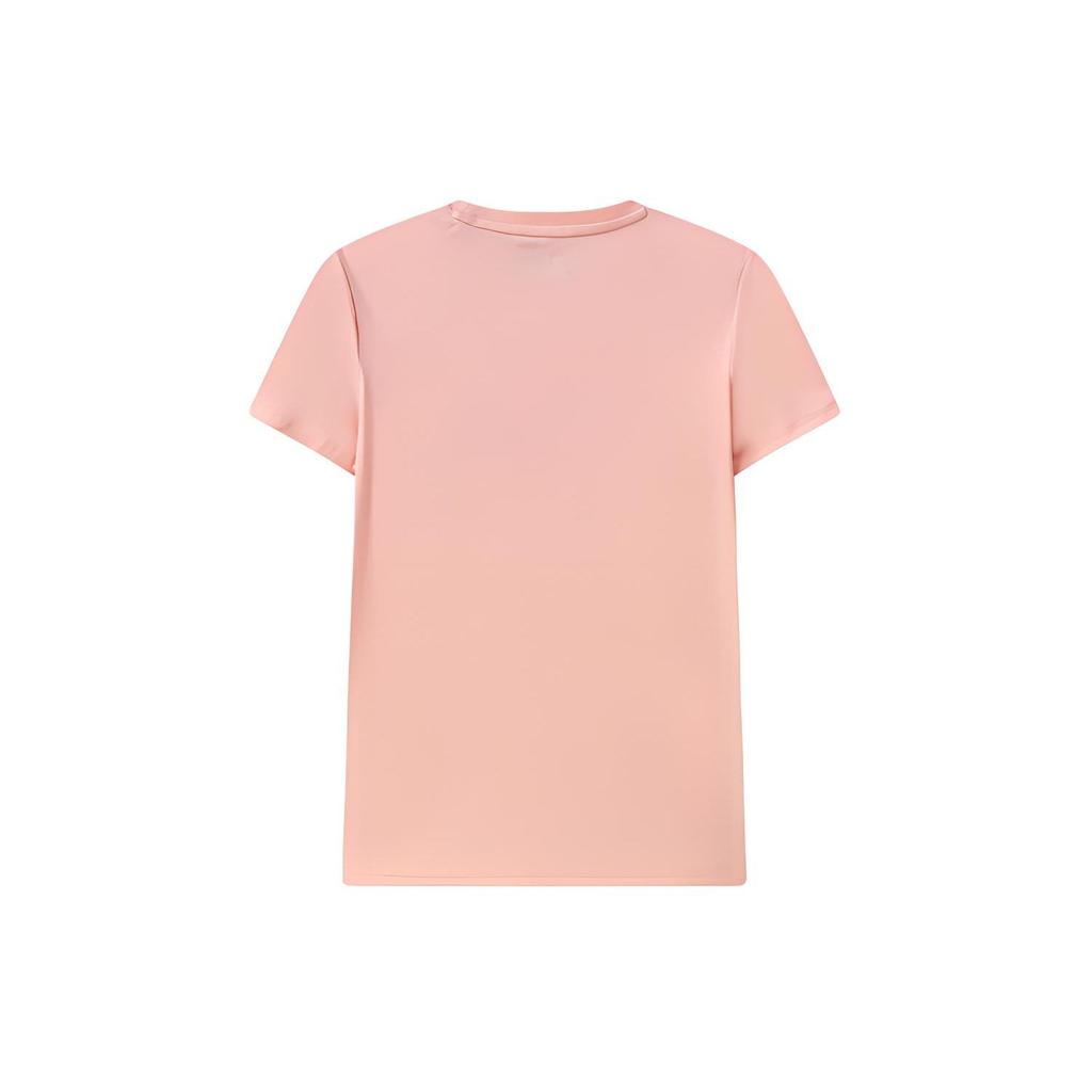 FILA Logo Print Sports T-Shirt Women Tops Icy-Pink F11W128109F-PK