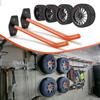 1Pc Heavy Duty Garage Hooks 20Kg Load Anti Slip Coating Carbon Steel Wall Mounted For Bikes Ladders Storage