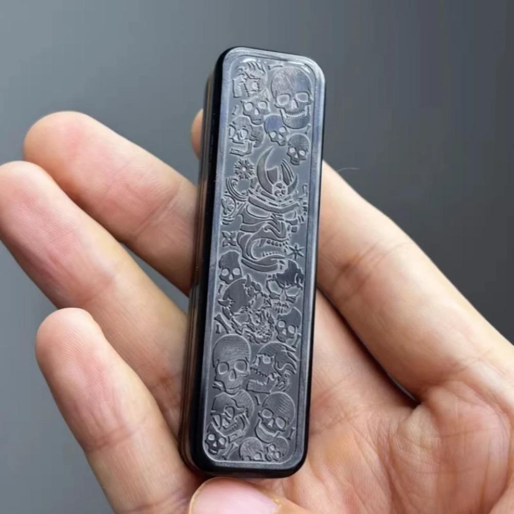 Fidget Mechanical Slider Dense Paragraph Magnetic Push Card Plate Haptic Coin Edc Sensory Stress Reducing Toys Anti Anxiety Men