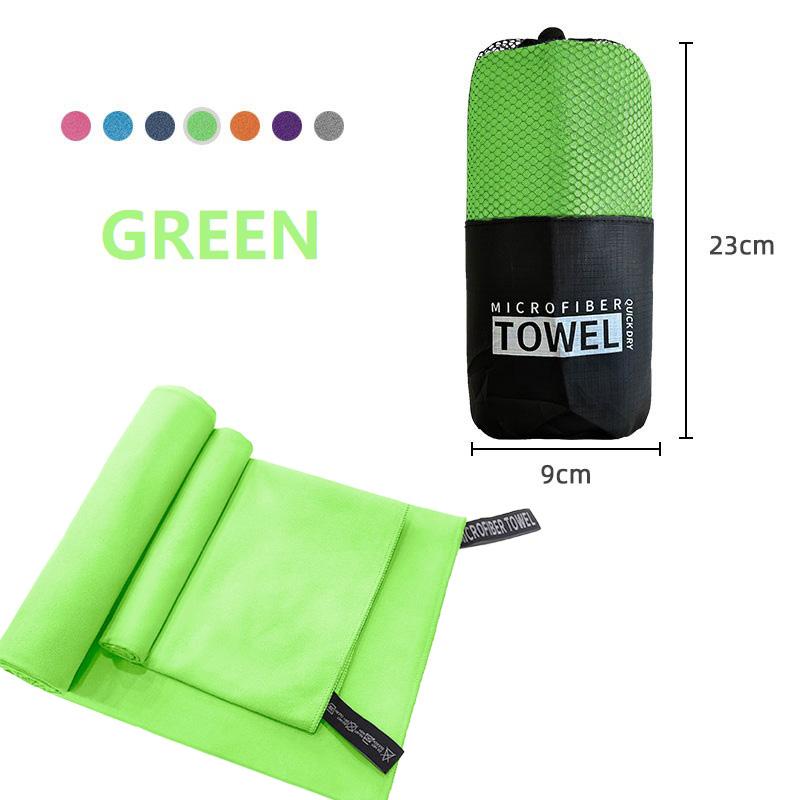 

Набор из 2 быстросохнущих спортивных полотенец из микрофибры - Впитывающие для спортзала, пляжа, кемпинга и путешествий, мягкие компактные полотенца для йоги
