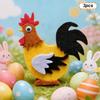 3Pcs Easter Decorations Cock Ornaments, Cute, Cartoon, Decor for Party Favor, Classroom Prize
