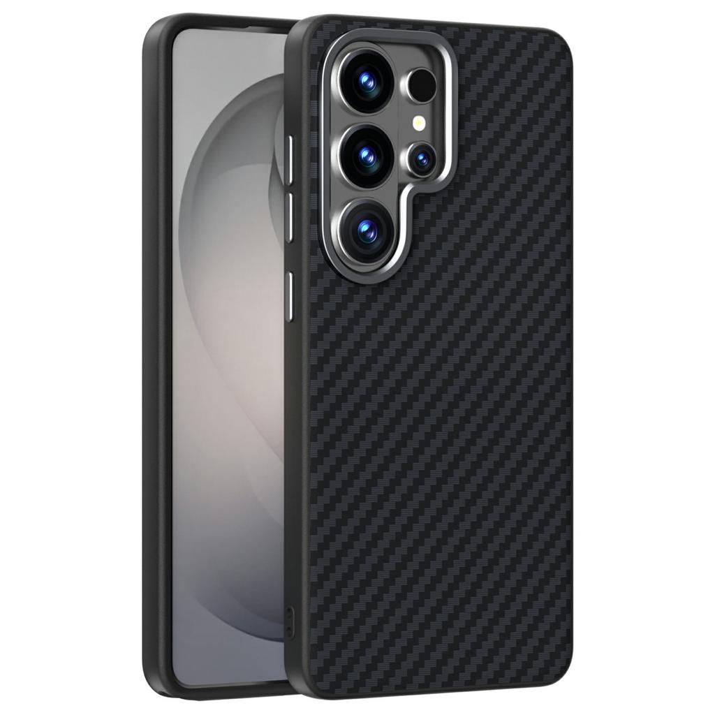 ABEEL For Samsung Galaxy S26 Ultra Magnetic Case Carbon Fiber Texture Phone Back Cover