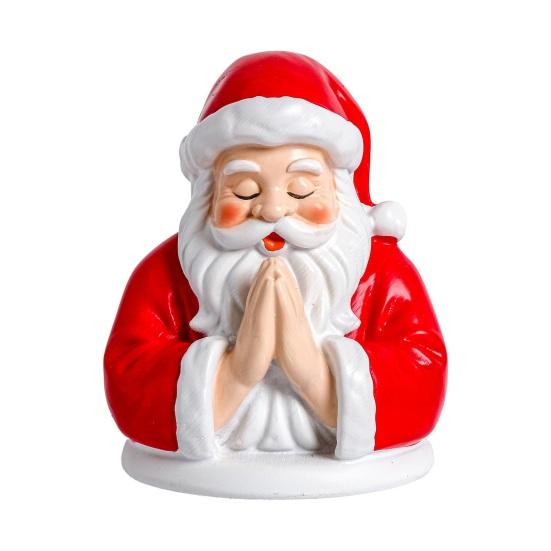 Christmas Night Light Small Resin LED Santa/Jesus/Snowman Lamp Christmas Nursery Nightlight for Kids Bedroom Tabletop Decor