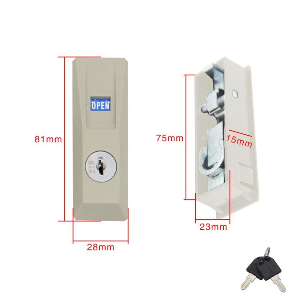 Zinc Alloy Sliding  Door Lock Anti-theft Drawer Lock New Anti-theft Lock  Drawer