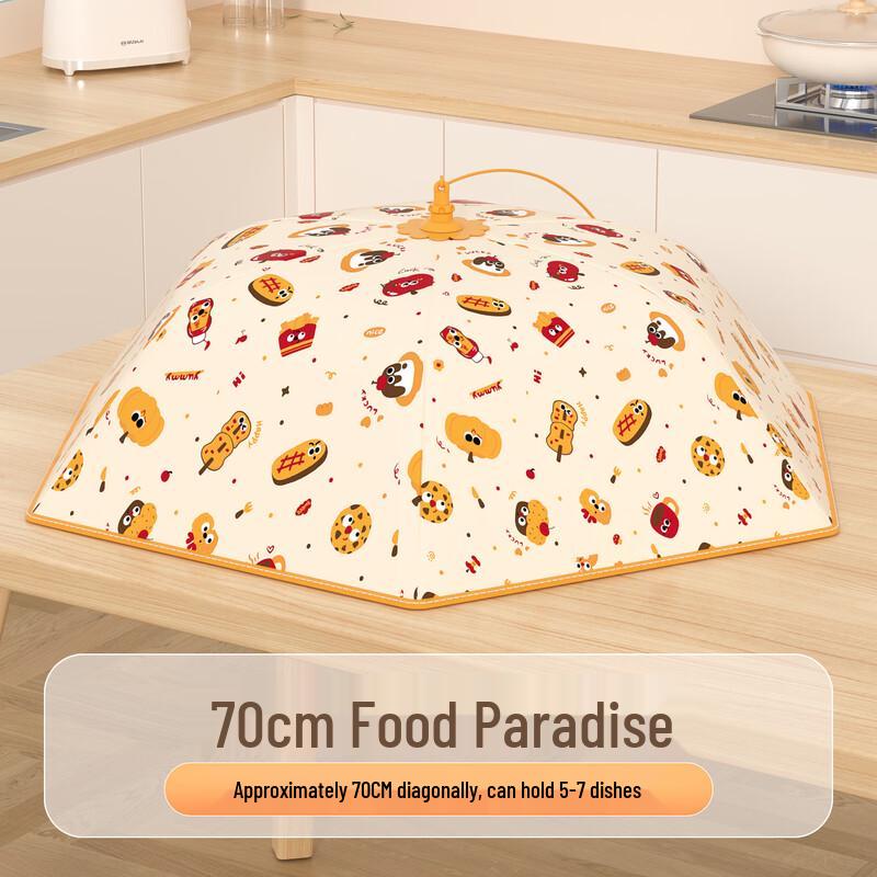 Foldable Insulated Food Cover for Kitchen (2-Pack)