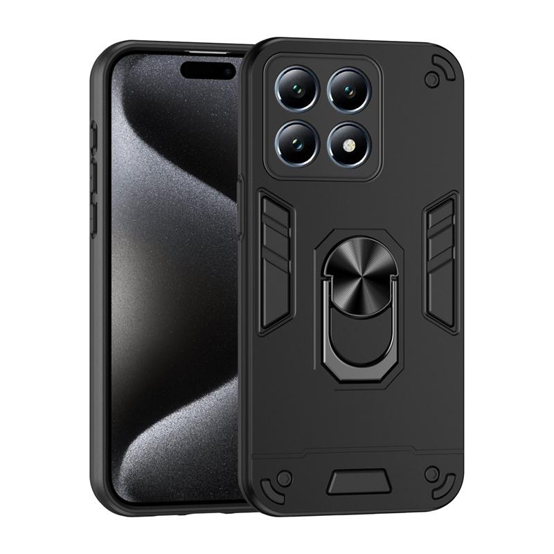 For Xiaomi 14T Pro 5G Case Shockproof Armor Magnetic Holder Ring Case For Xiaomi14T Mi14T 14 T T14 Pro 14TPro Lens Protect Cover