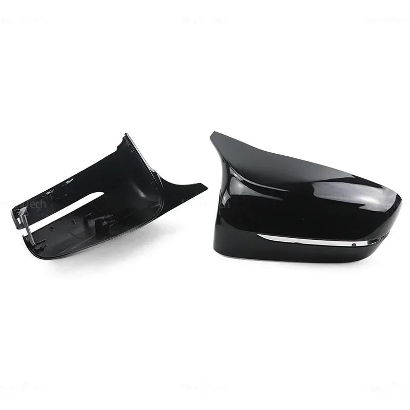 For BMW 3 4 5 6 7 8 series G20 G22 G30 G38 G11 G15 G16 Car Bright Black Rearview Mirror Cap Wing Side Mirror Cover
