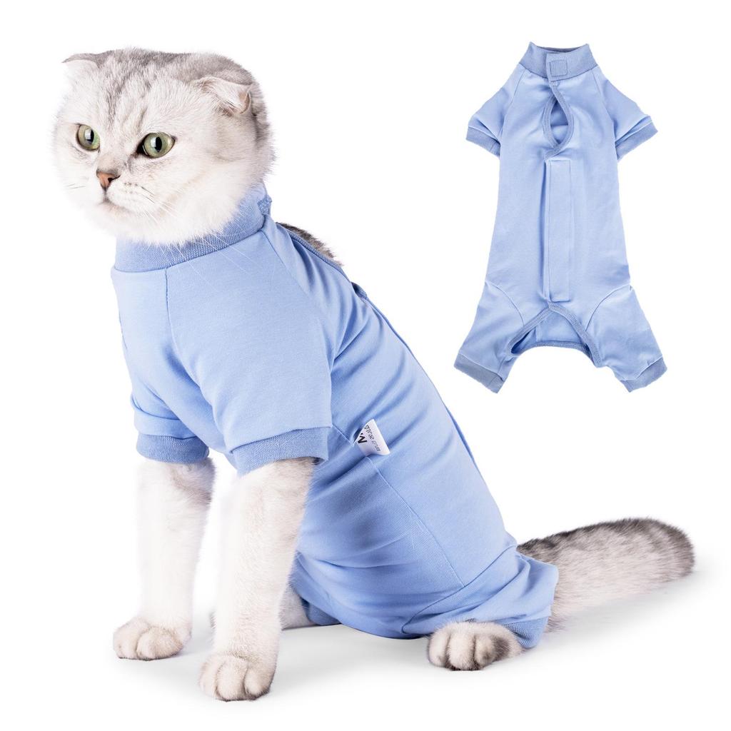 Cat Spay/Neuter Recovery Suit - Post-Op Anti-Lick Pet Clothing