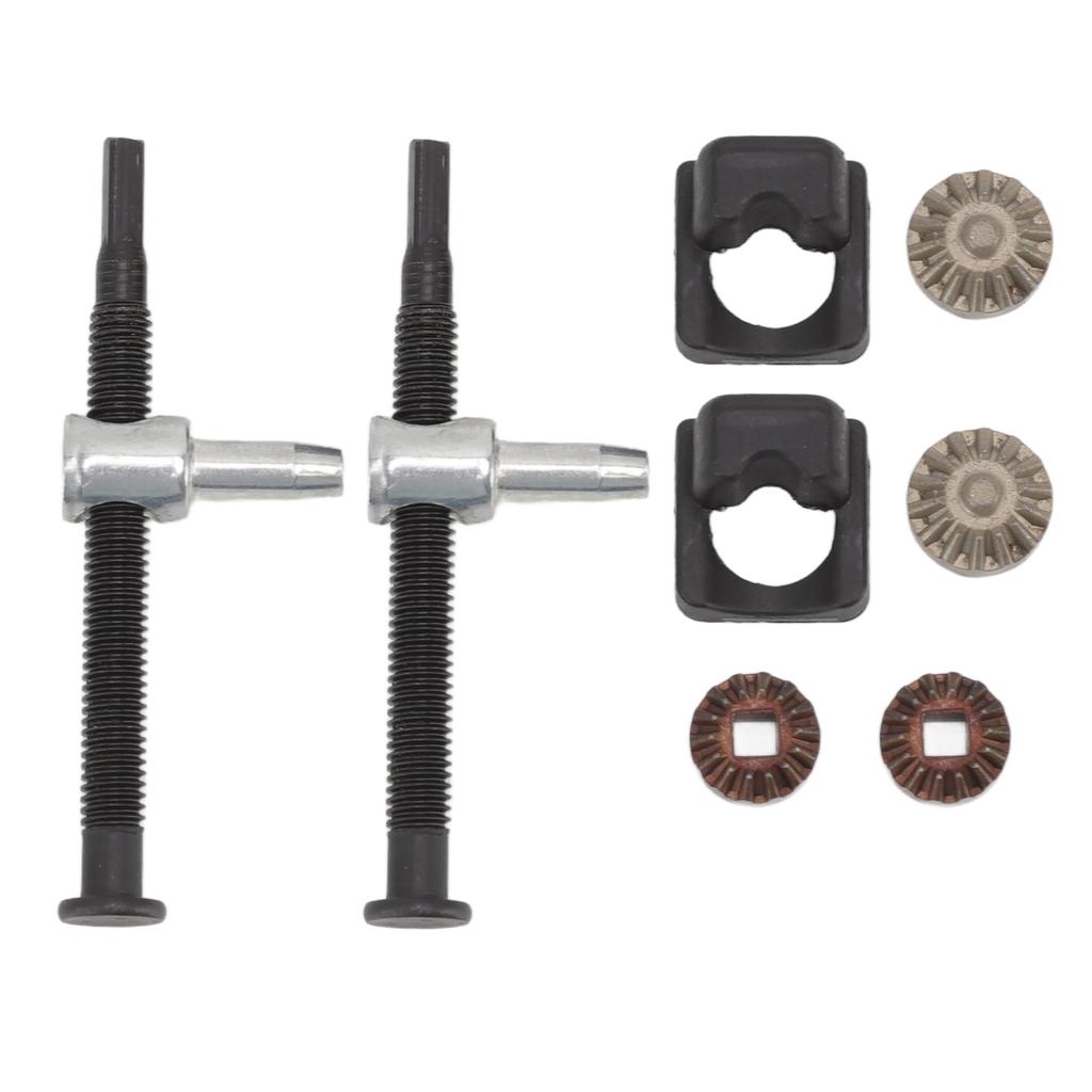 2 Set Chain Bar Tensioner Adjuster Kit Iron Aluminum Chainsaw Tensioner Repair Assembly Kit for CS370 CS400 CS4200ES