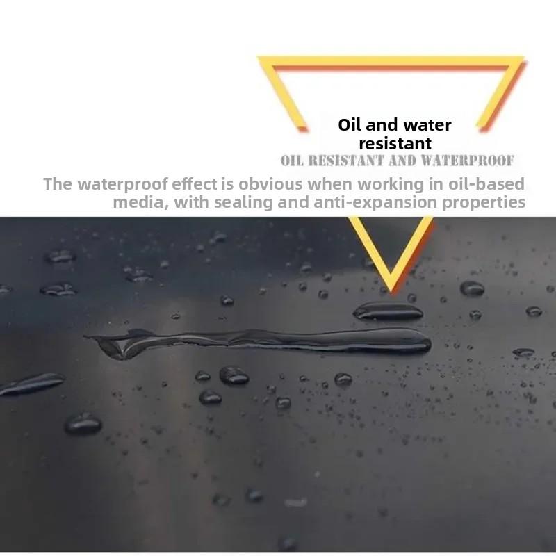 Custom NBR Nitrile Rubber Gasket Sheet - 500x500mm (1-4mm Thickness) | Acid, Oil & Alkali Resistant, Black (Industrial-Grade)
