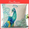 Elegant 18" Nordic Peacock Pillow Case With Timeless Design For Home Decor