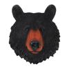 3D Animal Head Statue Resin Wall Decor Realistic Wildlife Sculpture for Living Room Bedroom Bar