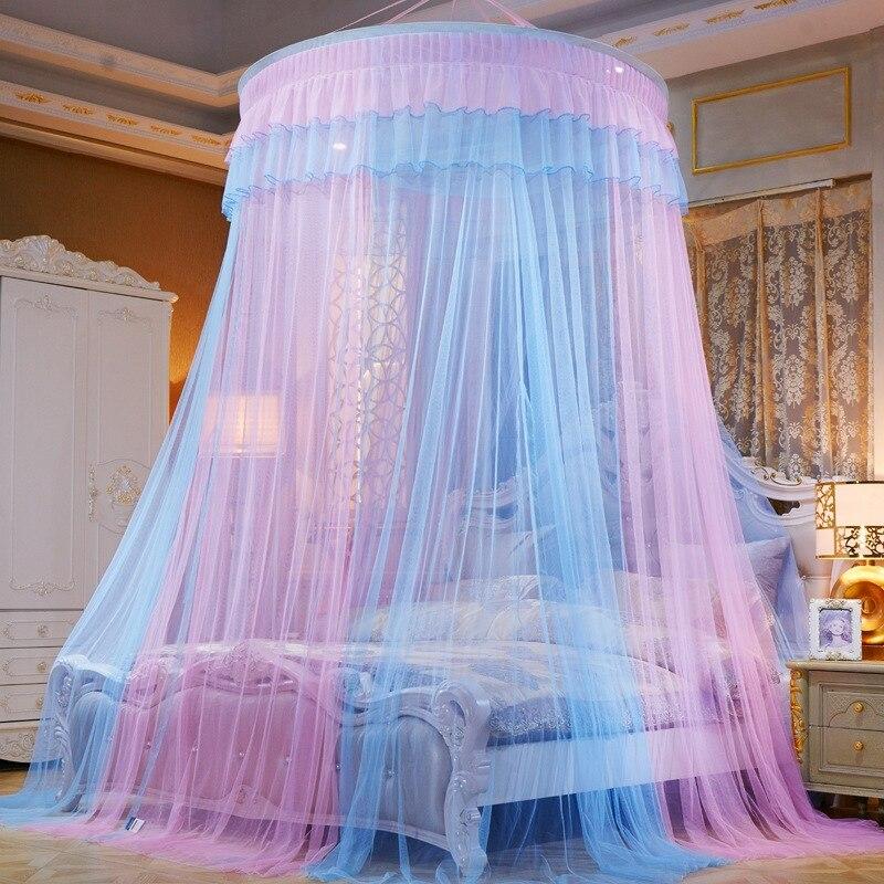 

Princess Bed Lace Bed Crown Mosquito Net Round Hoop Princess Baby Mosquito Net Crib Accessories