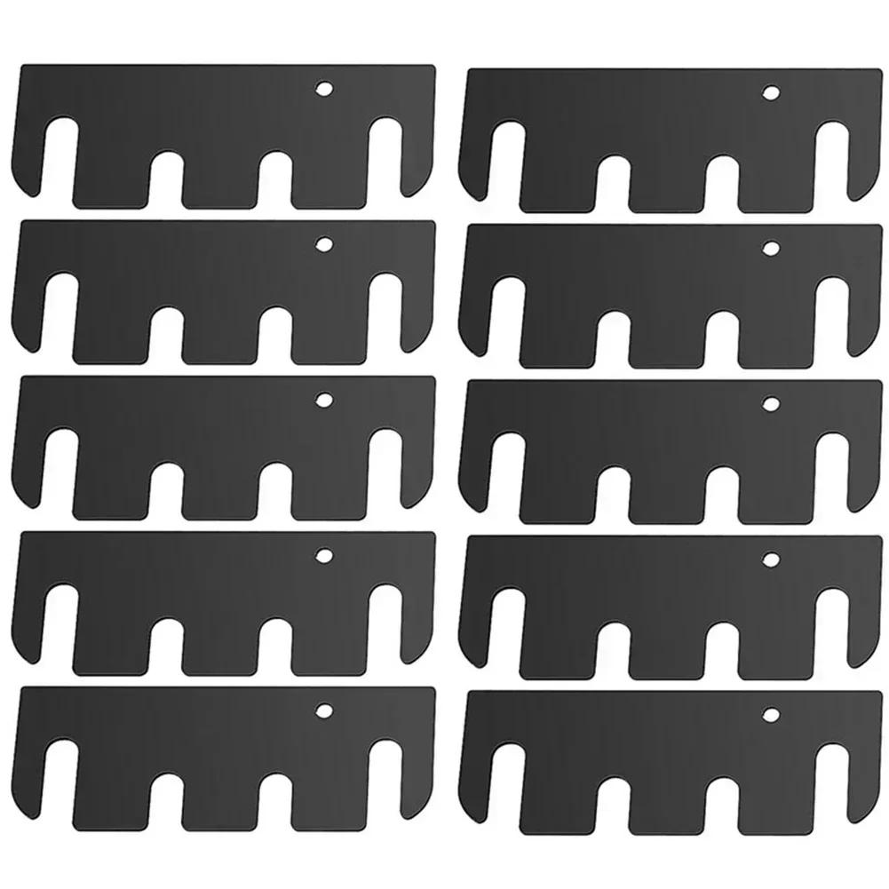 10 Pack Stainless Steel Door Hinge Shims Created for Door Hinge Gap Adjustment and Improved Door Functionality Without Hassle