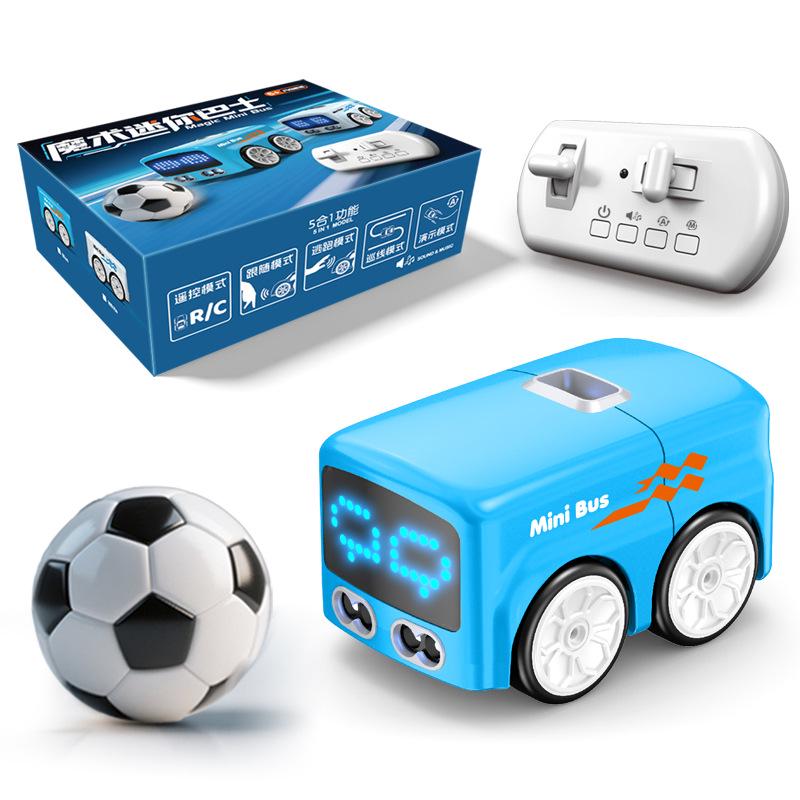 Smart Gesture-Controlled Mini Bus: Automatic Obstacle Avoidance & Line Following Desktop Toy Car