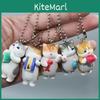 Fushan Cat Character Pvc Keychain With Food Toy Design For Kids And Everyday Use