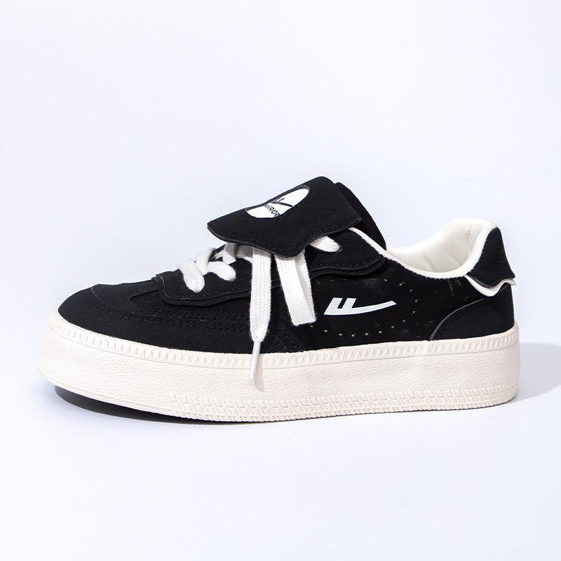 Sea salt blue thin platform shoes small fresh color scheme high value board shoes soft sole college style low top shoes