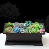 Container Blumentopfhalter Wohnzimmer Kinderzimmer Kunststoff Rechteckig Wiederverwendbar Untersetzer Antik Balkon Bonsai Garten
