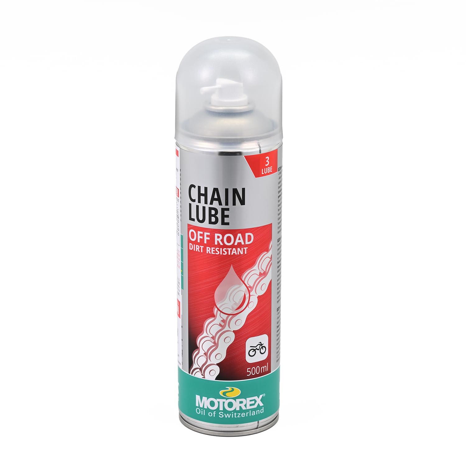 

Daytona Motorex Motorcycle Chain Recommended for 500ml 97838 Lube, Off-Road Use, сірий колір