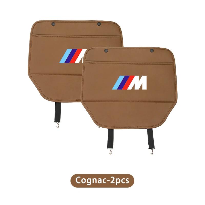 Car Sticker Hot 2025 Car Seat Back Anti Kick Protective Pad Cover Anti-Scratch Mat For BMW Performance M3 M5 F25 F26 F15 F16 E60