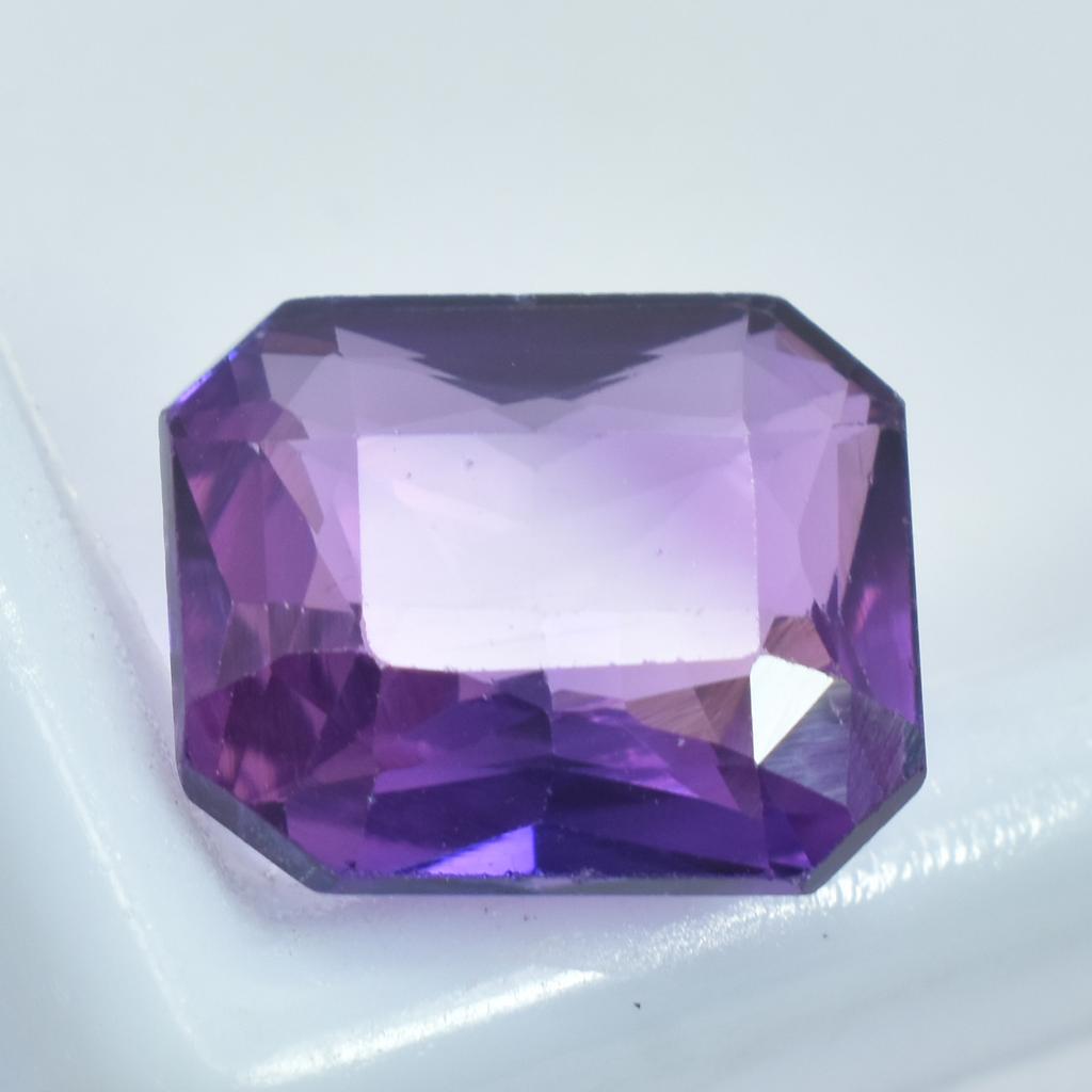 Natural Purple Tanzanite Loose Gemstone 6.85 Ct Emerald Cut Jewelry Making for Jewelry Designs