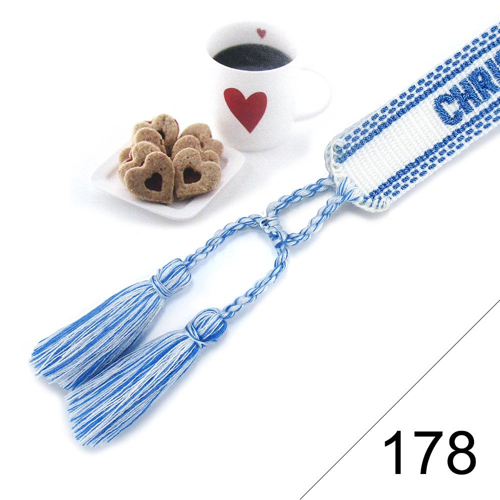 Custom Bohemian Embroidered Bracelet with Tassel and Woven Rope - Handmade Jewelry for Couples and Women