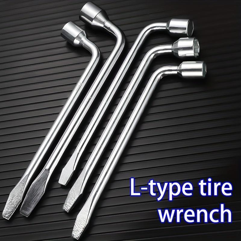 1 bucată cheie pentru roată de rezervă pentru cric - tip L Hexagon 17/19/21mm Instrument de reparare a prizei