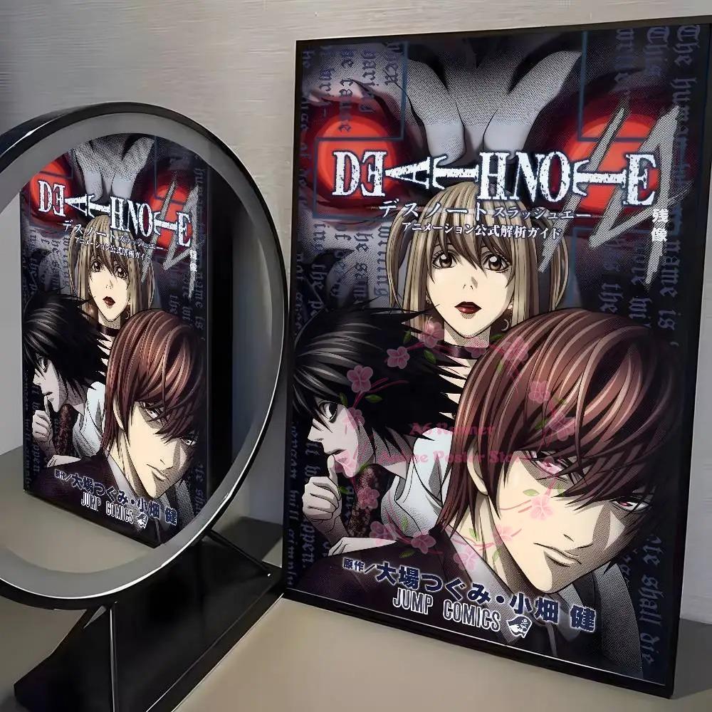 Death Anime Note Dn L Classic Vintage Poster Art Hd Canvas Advanced Aesthetic Printing Paper Wall Art For Living Room Home Decor