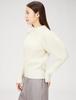 FRAY I.D. Compact Puff Sleeve Knit FWNT225062 Women's IVR F