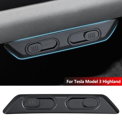 For Tesla Model 3 Y Juniper 2025 Rear Air Outlet USB Charging Dustproof Protector Anti-blocking Backseat Outlet Car Accessories