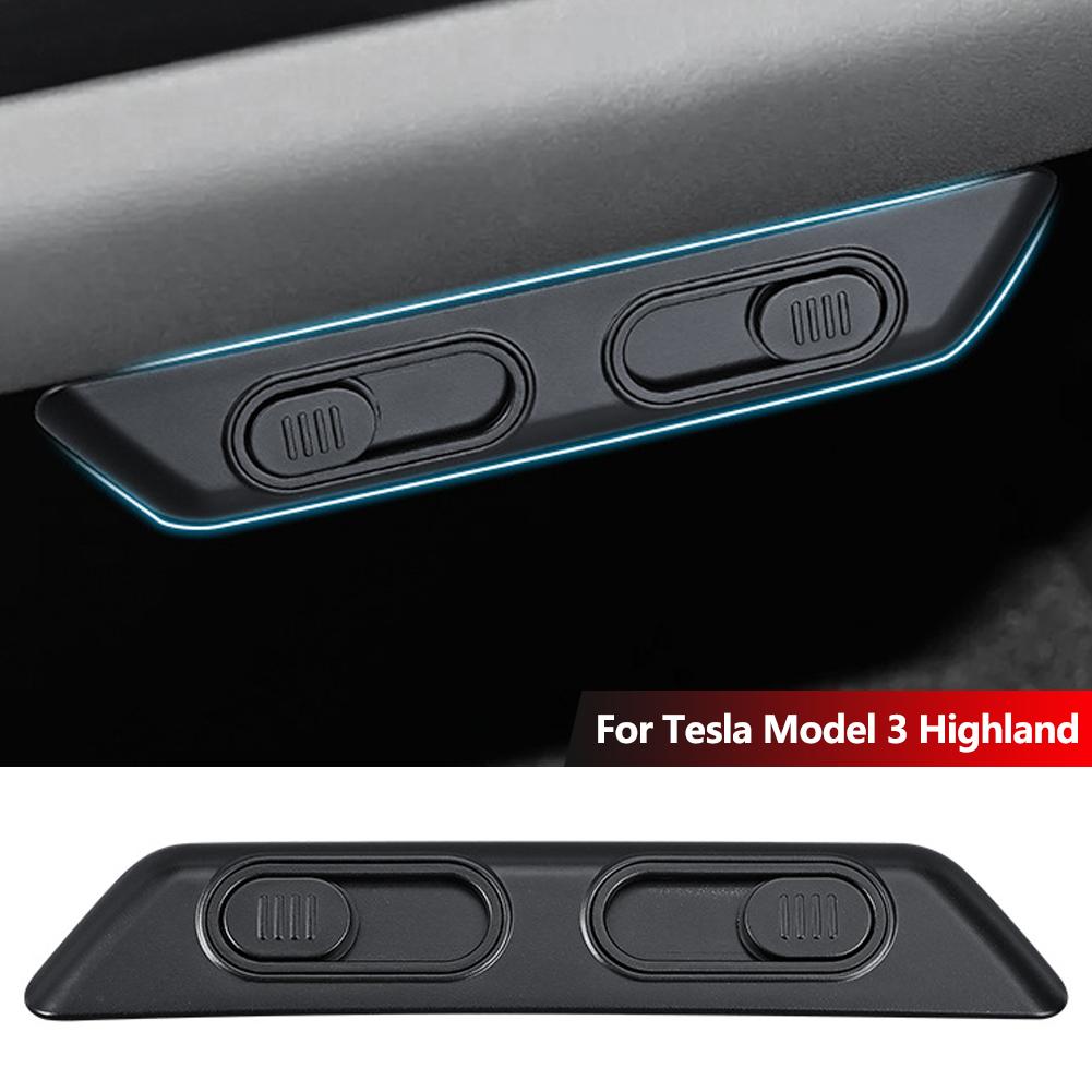 För Tesla Model 3 Y Juniper 2025 Bakre Luftutsläpp USB-laddning Dammtätt Skydd Anti-blockering Baksätesutlopp Biltillbehör