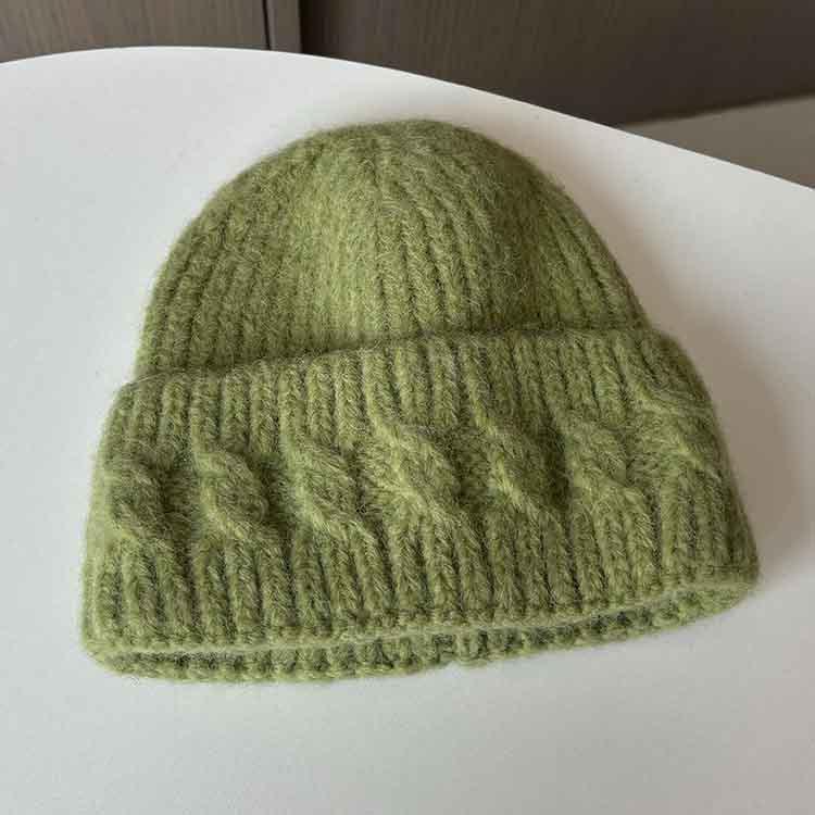 Dongdaemun New Women's Autumn and Winter Knitted Hats, Male and Female Couples Pullover Hats, Student Outdoor Warm Wool Hats