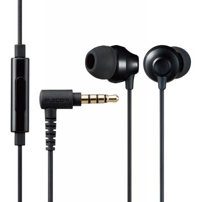 Elecom Elecom  Stereo Earphones  Canal Type  3.5mm  With Mic  Fast Music  F12c   10.0mm  Black  Ehp F12cmbk  Black  With Mic